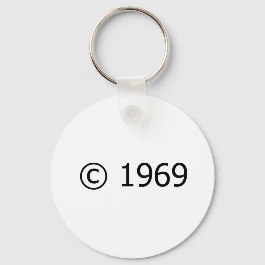 Copyright 1969 sleutelhanger (Voorkant)