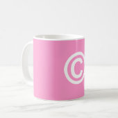 Copyright Logo Coffee Cup Koffiemok (Voorkant links)