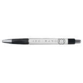 Copyright Modern White Typografische Pen (Voorkant)