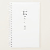 Copyright Moderne Typographique Blanc (Devant)