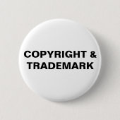Copyright & Trademark Button (Customize Color!) (Voorkant)
