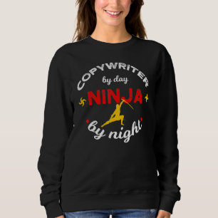 Copywriter voor dag ninja tegen nacht trui