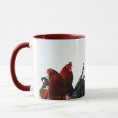 Coq Chicken Art Farm Art Cup Mug (Gauche)