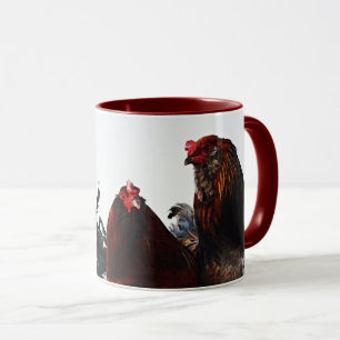 Coq Chicken Art Farm Art Cup Mug