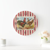 Coq De Pays Français, Hen Horloge D'Impression (Maison)