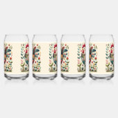 Coq en patchwork folklorique avec accents floraux (Gauche)