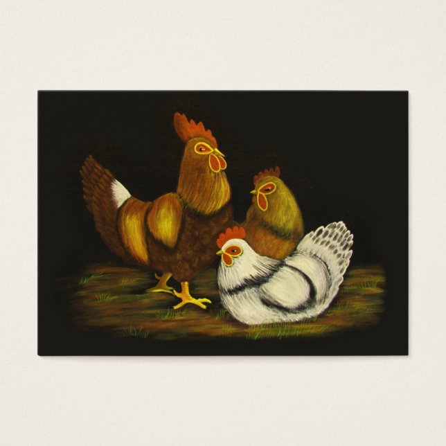 Coq et poules ~ ATC (Devant)