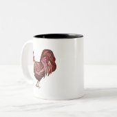 Coq Farm Illustration Mug (Devant gauche)