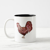 Coq Farm Illustration Mug (Gauche)