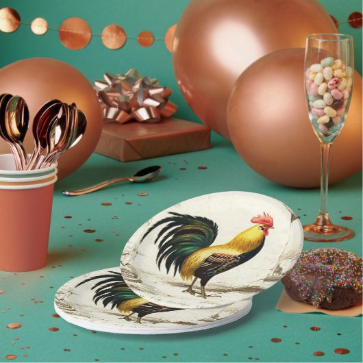 Coq ferme de Paris toute assiette de fête (Multi)