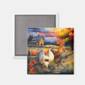 Coq Poulet de la ferme Pays Aimant de cuisine (Recto/Verso)
