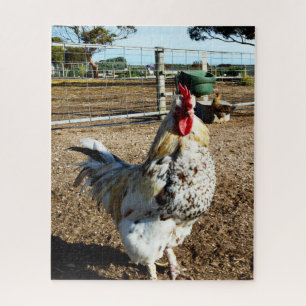 Coq Tacheté Dans Une Ferme, Puzzle