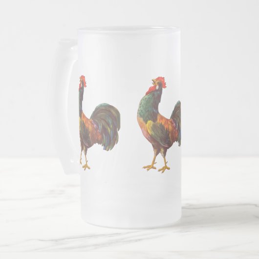 Coq Vintage Crate Art Mug (Devant gauche)
