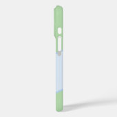 Coque à la menthe d'été avec nom personnalisé (Verso / Gauche)