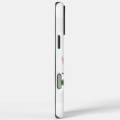 Coque à l'aquarelle imprimé de pivoine rose (Verso / Droite)