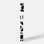 Coque à motifs floraux noir et blanc (Verso / Droite)