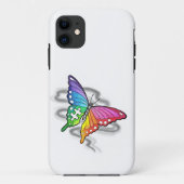 Coque à papillon arc-en-ciel - Mate Samsung Coque  (Dos)