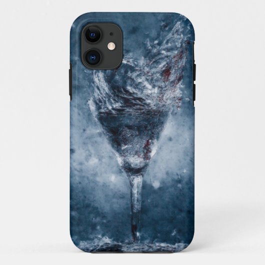 Coque Abstrait Blue Glass Art Mobile (Dos)