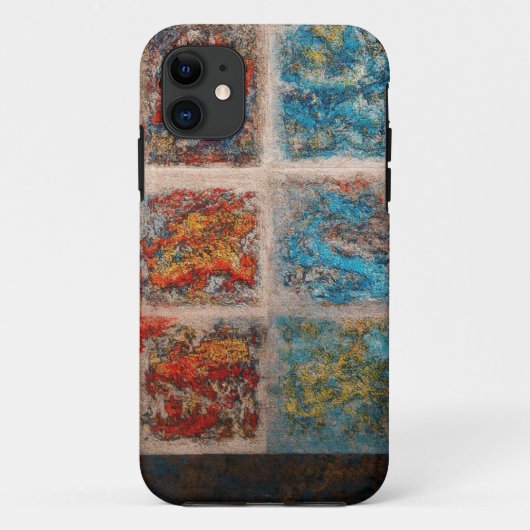 Coque Abstrait Elemental Art Mobile (Dos)