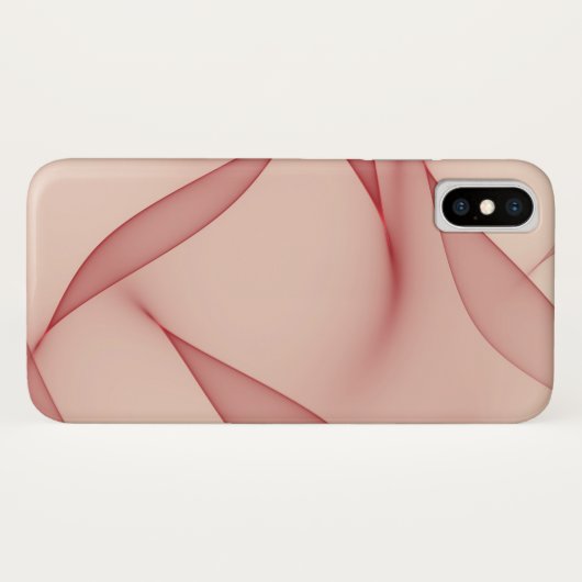 coque Abstrait Feuille iPhone X (Dos (Horizontal))