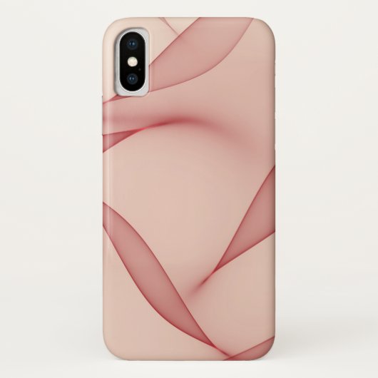 coque Abstrait Feuille iPhone X (Dos)