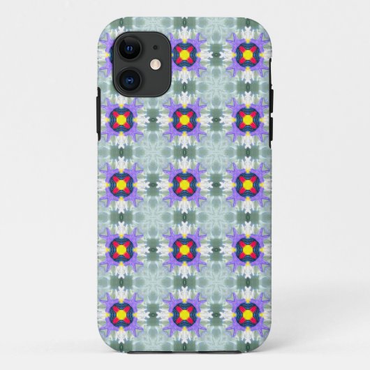 coque abstrait géométrique à 4 côtés (Dos)
