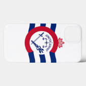 Coque aérien Ipad Patriotique avec drapeau Cincinn (Verso (horizontal))