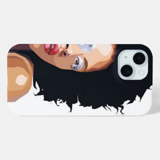 Coque Afrocentric iPhone 15 (Verso (horizontal))