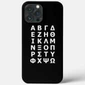 Coque alphabet grec-coque iphone de l'alphabet (Verso)