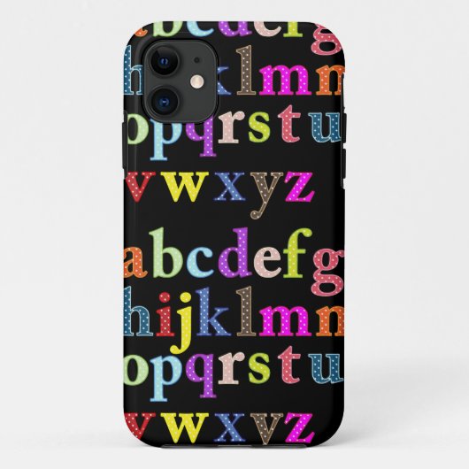 Coque Alphabet iPhone 5/5S (Dos)