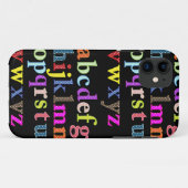 Coque Alphabet iPhone 5/5S (Dos (Horizontal))