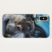 coque anglais Mastiff dog iPhone X (Dos (Horizontal))