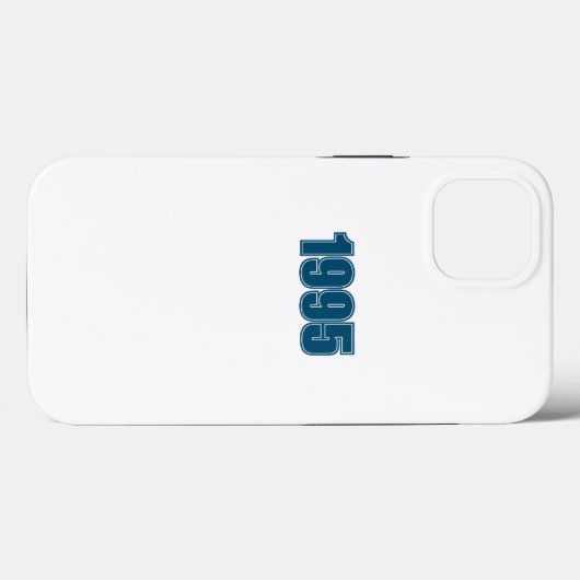 Coque année de naissance de l'iphone (Verso (horizontal))