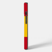 Coque Apple patriotique, Espagne drapeau Coque-Mat (Verso / Gauche)