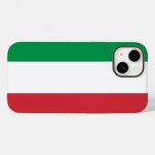 Coque Apple patriotique, Italie drapeau Coque-Mate (Verso (horizontal))