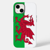 Coque Apple patriotique-Mate, Pays de Galles drape (Verso)