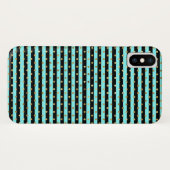 Coque Aqua, Noir, Or Case-Mate pour iPhone X (Dos (Horizontal))