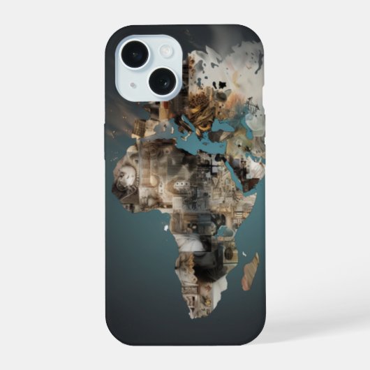 Coque art abstrait Afrique (Verso)