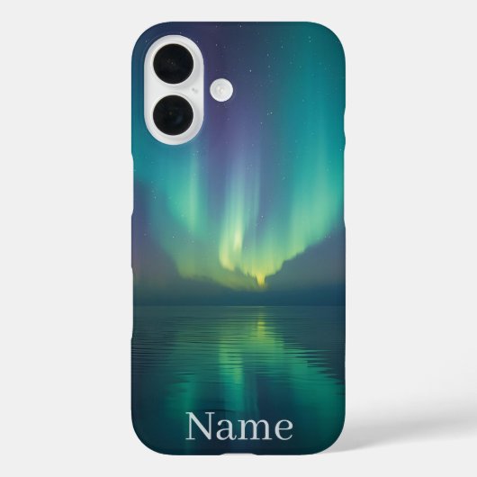 Coque Aurora magique - Cadeau de nom personnalisé (Verso)