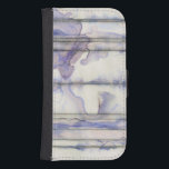 Coque Avec Portefeuille Pour Galaxy S4 Aquarelle libre d'expression de violette<br><div class="desc">Ce travail libre extraordinaire d'expression à côté de Jennifer Goldberger est une aquarelle violette complètement de la vie. Les lignes noires courues verticalement dans le morceau, et les baisses violettes se prolongent de eux comme des vagues dans un lac. Une copie merveilleuse qui irait bien sur un certain nombre de...</div>