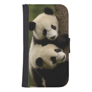 Coque Avec Portefeuille Pour Galaxy S4 Bébés de panda géant (melanoleuca d'Ailuropoda) 2