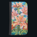 Coque Avec Portefeuille Pour Galaxy S4 Bouquet à la frontière II<br><div class="desc">Floral</div>
