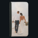 Coque Avec Portefeuille Pour Galaxy S5 Cadeau photo personnalisé personnalisé<br><div class="desc">Transformez vos souvenirs les plus heureux en un coque iphone personnalisé. Un cadeau de conservation unique que vous pouvez ajouter votre photo et votre nom pour en faire votre propre.</div>