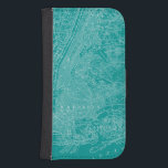 Coque Avec Portefeuille Pour Galaxy S4 Carte graphique de New York<br><div class="desc">Décorations pour la maison</div>