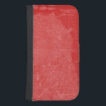 Coque Avec Portefeuille Pour Galaxy S4 Carte graphique de San Francisco<br><div class="desc">Décorations pour la maison</div>