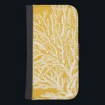 Coque Avec Portefeuille Pour Galaxy S4 Corail jaune et blanc<br><div class="desc">Obtenez cette oeuvre moderne aujourd'hui avec un arrière - plan jaune vif. Cette oeuvre d'art contient une silhouette,  un corail translucide,  très tranchant et vivant. C'est une oeuvre d'art contemporain qui conviendra parfaitement à tout type de thème nautique que vous cherchez.</div>