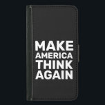 Coque Avec Portefeuille Pour Galaxy S5 Faites repenser la pensée américaine mains off mou<br><div class="desc">Par frustration, résilience et détermination, les gens se dressent contre l'oppression. Cette conception vise à amplifier les voix de ceux qui luttent pour les droits civils, l'égalité et la justice. Je suis une femme propriétaire d'entreprise homosexuelle. Je comprends de première main l'importance de défendre les communautés marginalisées. Je m’engage à...</div>