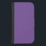 Coque Avec Portefeuille Pour Galaxy S4 Hex #714997, Dark Lavender Wallet Case<br><div class="desc">Wallet Case</div>