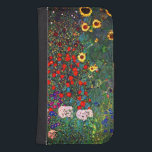 Coque Avec Portefeuille Pour Galaxy S4 Jardin aux fleurs Gustav Klimt<br><div class="desc">Porte-monnaie Samsung Galaxy avec peinture à l’huile de Gustav Klimt Jardin avec tournesols (1907). Un beau jardin de tournesols et de belles fleurs bleues,  rouges,  violettes,  roses et blanches. Un grand cadeau pour les amateurs d'art Art Nouveau et autrichien.</div>