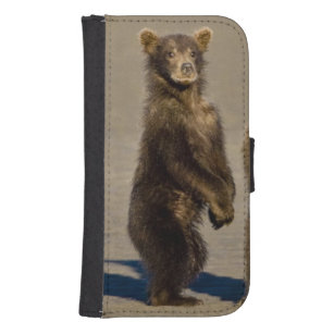 Coque Avec Portefeuille Pour Galaxy S4 LES Etats-Unis. L'Alaska. Les petits animaux